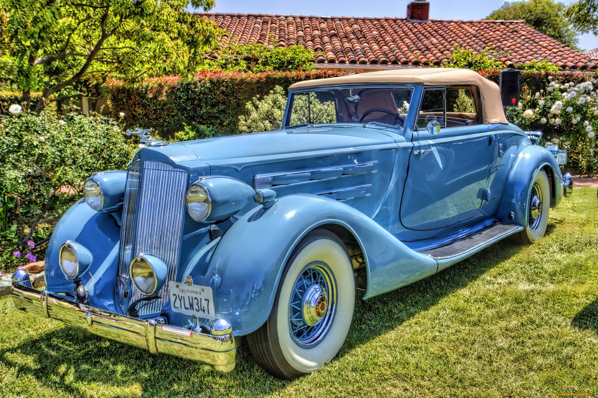 1936 packard twelve 1407 coupe roadster, ,    , , 